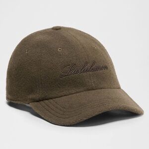 🆕 LULULEMON Classic Wool Ball Cap *Script Olive Brown / Sequoia NWT Unisex